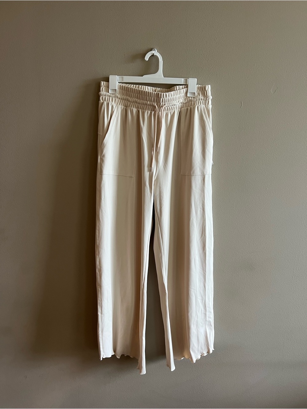 Women's Cropped Drawstring Pants in Cream from Nani Swimwear - Hiking and Travel